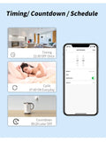 Tuya 20A EU Smart Socket WiFi BLE Smart Plug With Power Monitoring Timing Function Voice Control Alexa Google Assistant