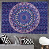 Wall Hanging Hippie Elephant Mandala Bedspread Ethnic Throw Art, Multifunctional
