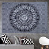 Wall Hanging Hippie Elephant Mandala Bedspread Ethnic Throw Art, Multifunctional