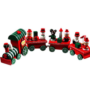 Wood Christmas Train