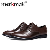 Merkmak Top quality Genuine Leather Men Shoes