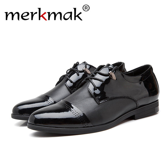 Merkmak Genuine Leather Men Shoes