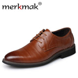 Merkmak Genuine Leather Mens Shoes