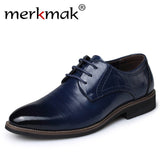 Merkmak Genuine Leather Mens Shoes