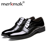 Merkmak Oxfords Leather Men Shoes