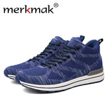 Merkmak Autumn Breathable Men Flats Shoes