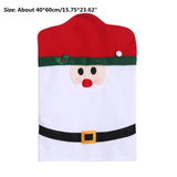 Christmas Chair Cover  55 x 50 cm
